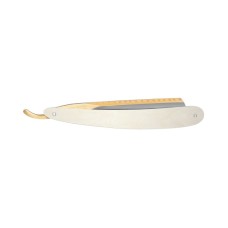 DOVO Bismarck 6/8" Straight Razor Pearl White Acrylic Scales