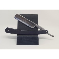 Vintage Crown and Sword 6/8 Straight Razor with Custom Ebony Scales