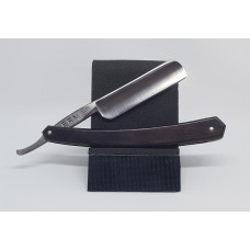 Vintage Crown and Sword 6/8 Straight Razor with Custom Ebony Scales