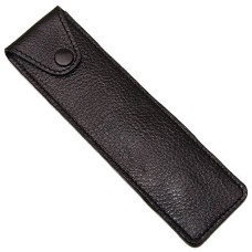 Straight Razor Travel Case in Black Leather