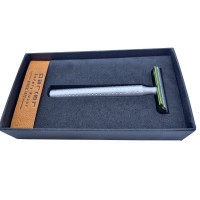 Parker AeroShave Aluminum Safety Razor Long Handle