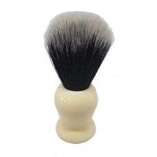 ARC Shaving Brush Faux Ivory (cream colour) handle Dark Colour Synthetic Hair